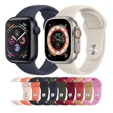 Apple Watch - Sportarmband SilikonArmband für Apple Watch 3 4 5 6 7 8 9 SE Ultr