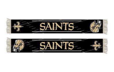 NFL Schal New Orleans Saints Fanschal Scarf HD Knitted Jaquard 5056146896071