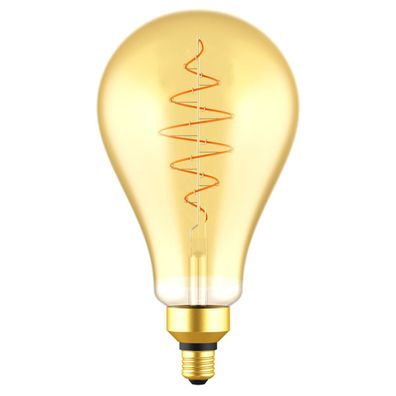 Nordlux LED Leuchtmittel E27 PS160 goldfarbend 600lm 2000K 8,5W 80Ra 330° dimmbar 16x