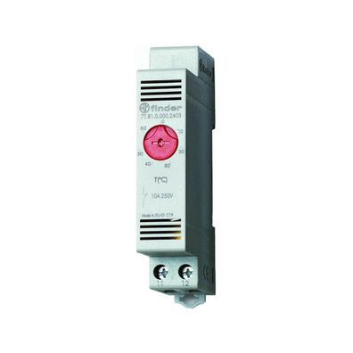 Finder Thermostat 250V 10A 0-60°C Klemmbef Öffn 7T.81.0.000.2403