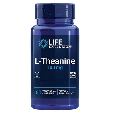Life Extension, L-Theanine, 100 mg, 60 Veg. Kapseln
