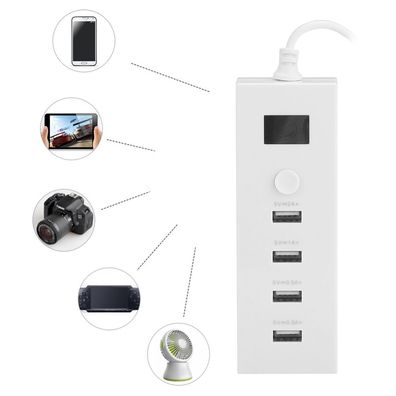 Intelligentes USB-Telefonladegerät mit 5 V und 2,4 A, schnellem Ladevorgang
