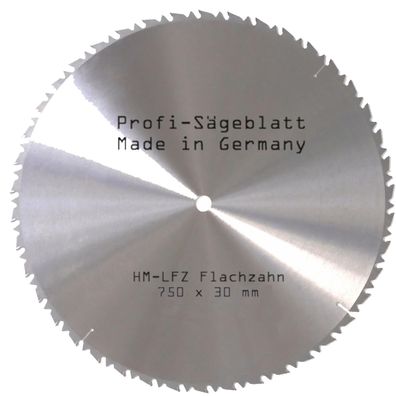 HM LFZ Sägeblatt 750 x 30 mm Kreissägeblatt für Brenn-Holz-Säge