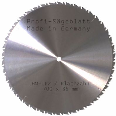 HM LFZ Sägeblatt 700 x 35 mm Kreissägeblatt für Brenn-Holz-Säge