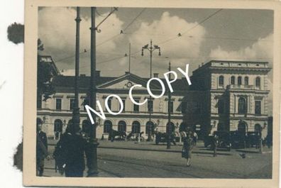 Foto PK WK II Bahnhof Riga 1942 Lettland H1.63