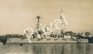 Foto PK SMS Schlesien Linienschiff Kaiserliche Marine H1.25