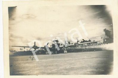 Foto WK II Douglas C-54 Skymaster Airplane Flugzeug Admiralty Islands Asia H1.42