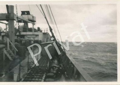 Foto WK II Wehrmacht Überfahrt Schiff November 1944 Norway H1.44
