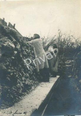 Foto WK I Camp Romains Fort Roemerlager auf Beobachtung Posten France H1.54