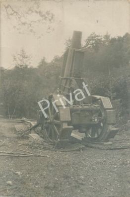 Foto PK WK I 21 cm Mörser Infanterie Regiment France Frankreich H1.54