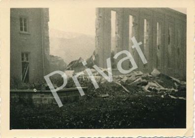 Foto WK II München Zerstörung Ruinen Nordbad 7/44 Schwabing H1.22