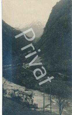 Foto PK WK I Bacu Tal Gebirge Panorama 2. Pionier Bat.20 Isonzoschlacht H1.19