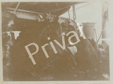 Foto PK Matrosen S.M.S. Geier Linientaufe Äquator 31.1.1914 H1.12