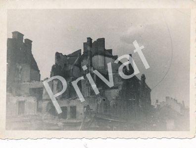 Foto WK II München Zerstörung Ruinen Wohngebäude 7/44 Schwabing H1.22