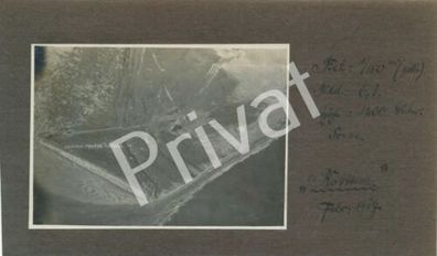 2 Fotos WK I Luftaufnahme Borkum 1917 und Minensuchschiffe H1.01