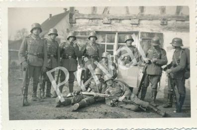 Foto WK II 1936 10. Komp Infanterie Regiment 14 Übung Meersburg-Grasbrunn H1.03
