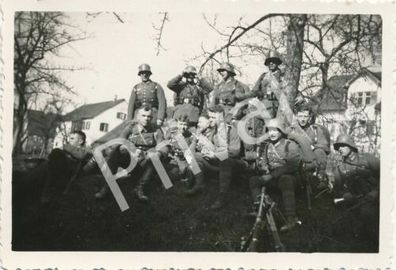 Foto WKII Batl. Übung 1936 Allensbach 10. Komp Infanterie Regiment 14 H1.03