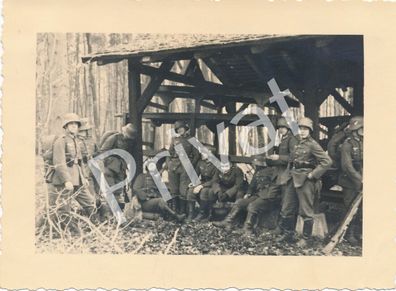 Foto WK II 1936 Schießen Litzelstetten 10. Komp Infanterie Regiment 14 H1.03