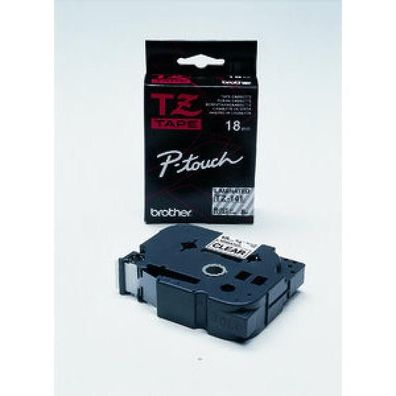 Brother TZe141 Schriftbandkassette, TZe, laminiert, 18mmx8m, schwarz auf far...