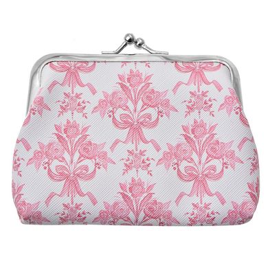 Juleeze Brieftasche 8x12 cm Weiß Rosa Kunststoff
