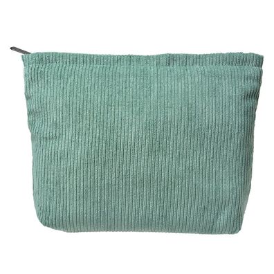 Clayre & Eef Damenkulturtasche 25x18 cm Grün Synthetisch (Gr. 25x18 cm)