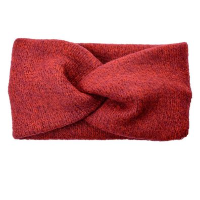 Clayre & Eef Stirnband für Frauen 10x22 cm Rot Synthetisch (Gr. 10x22 cm)