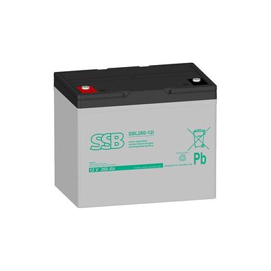 SSB Blei Akku SBL 260-12i(sh) AGM Batterie M8 Schraubanschluss - 12V 260Ah