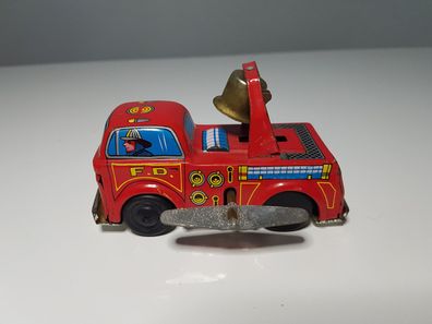 Original Yonezawa Feuerwehrauto Altes Blechauto Japan 60er Jahre Spielzeug Modelauto