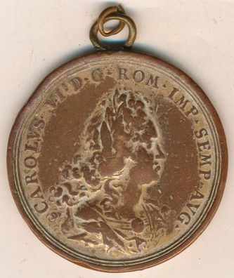 Nürnberg Medaille 1712 Huldigung Karl VI.*