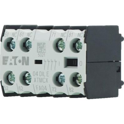 Eaton Electric 04DILE Hilfsschalterbaustein, 4 -polig, 4 Ö, Frontbefestigun...