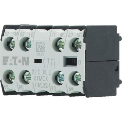 Eaton Electric 22DDILE Hilfsschalterbaustein, 4 -polig, 1 S, 1 SF, 1 Ö, 1 ...