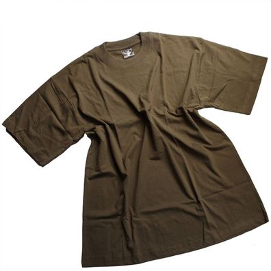 MFH US T-?Shirt, halbarm oliv, Baumwolle 170 g/ m² wählbar Größe S bis 6XL