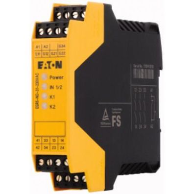 Eaton Electric ESR5-NO-31-230VAC Sicherheitsrelais zur NOT-HALT-/ Schutztür-...