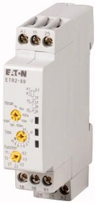 Eaton Electric ETR2-69 Zeitrelais, 1 W, 0,05 s - 100 h, Multifunktion, 24 - ...