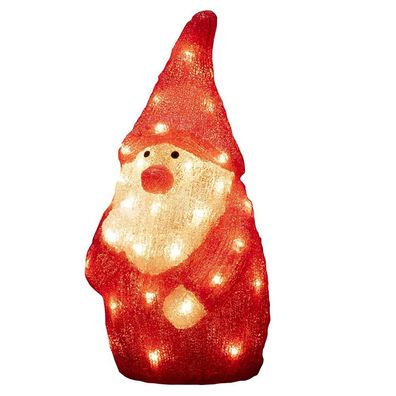 LED Acryl Weihnachtsmann 40er warmweiß 24V 38x19cm Konstsmide 6243-103