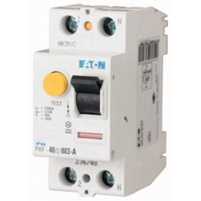Eaton Electric PXF-16/2/001-A FI-Schalter, 16A, 2p, 10mA, Typ A