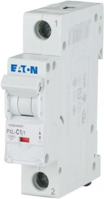 Eaton Electric PXL-C1/1 Leitungsschutzschalter, 1 A, 1p, Charakteristik: C