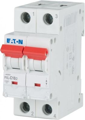 Eaton Electric PXL-C10/2 Leitungsschutzschalter, 10 A, 2p, Charakteristik: C