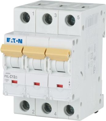 Eaton Electric PXL-C13/3 Leitungsschutzschalter, 13 A, 3p, Charakteristik: C