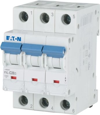 Eaton Electric PXL-C20/3 Leitungsschutzschalter, 20 A, 3p, Charakteristik: C