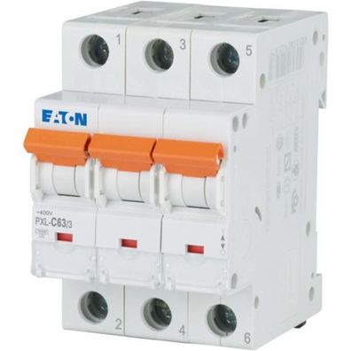 Eaton Electric PXL-C63/3 Leitungsschutzschalter, 63 A, 3p, Charakteristik: C