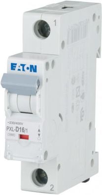 Eaton Electric PXL-D16/1 Leitungsschutzschalter, 16 A, 1p, Charakteristik: D