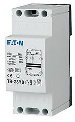 Eaton Electric TR-G3/18 Transformator, 230V, 4/8/12V, 2/2/1,5A