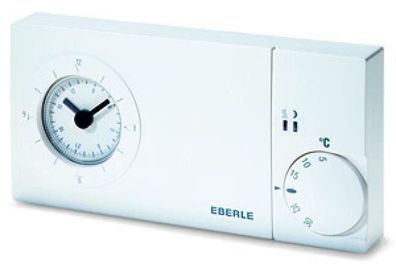Eberle easy 3 pt Uhrenthermostat 5-30C, mit TA Ausgang, AC 230V, 1Wechsler, ...
