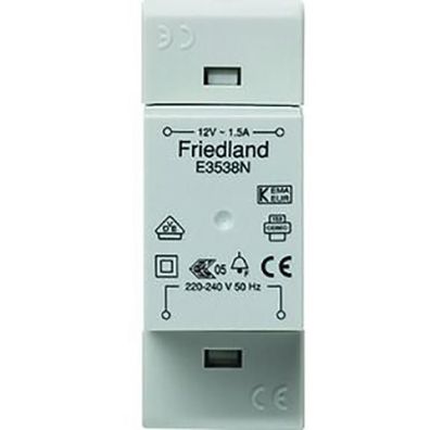 Friedland E3538N Klingeltransformator VDE 12 V 1,5 A