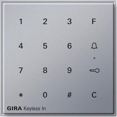 Gira 260565 Gira Keyless In Codetastatur Gira TX 44 (WG UP) F Alu
