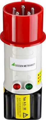 Gossen Metrawatt A3-32 Drehstrom-Adapter für Prüfgeräte und CEE-Steckdosen