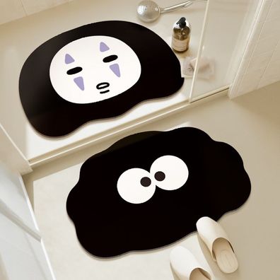 No-Face Susuwatari Kieselalgenschlamm Bodenmatte Küche Badezimmer Fußmatte Vorleger