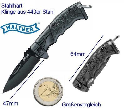 Walther PPQ Mini Taschen Messer Micro