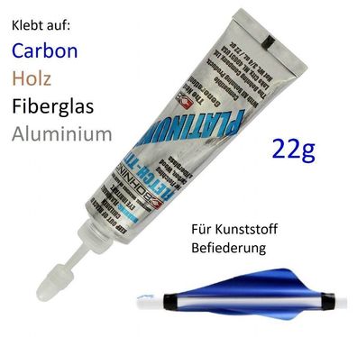 Premium Spezial Kleber für Befiederung Bohning Fletch-Tite Platinum